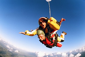 Beleef een parachute sprong in de Algarve